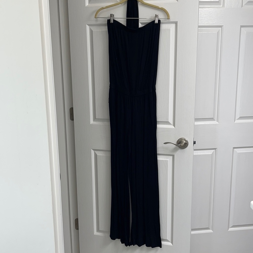 Small black cotton jumpsuit